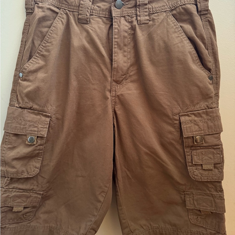 Men's Brown Cargo Shorts